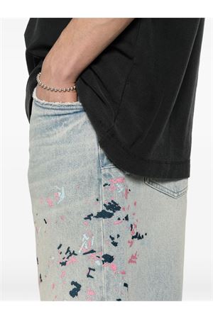 Light indigo cotton denim shorts PURPLE BRAND | P070USEL226LTINDIGO